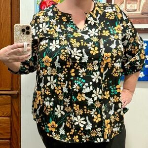 BloomChic blouse, black,  18/20